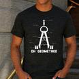 Oh Geometree Math Teacher Geometry Christmas Tree For Men Women Kids Men's Casual T-Shirt Dark Grey
