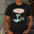 Oh Hello Kindergarteners Shirt Cute Pigeon Teacher Tee Men's Casual T-Shirt Dark Grey