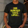 One Hundred Days Later 100th Day Of School Teacher Student Men's Casual T-Shirt Dark Grey