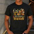 One Thankful 4th Grade Teacher Turkey Leopard Thanksgiving Men's Casual T-Shirt Dark Grey One Thankful 4th Grade Teacher Turkey Leopard Thanksgiving Men's Casual T-Shirt Dark Grey
