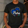 Para Heart Teacher Paraprofessional School Appreciation Men's Casual T-Shirt Dark Grey Para Heart Teacher Paraprofessional School Appreciation Men's Casual T-Shirt Dark Grey