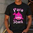 Para Shark Paraprofessional Female Teacher Men's Casual T-Shirt Dark Grey