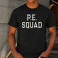 PE SQUAD Physical Education PE Teacher Team Kids Gym Crew Men's Casual T-Shirt Dark Grey PE SQUAD Physical Education PE Teacher Team Kids Gym Crew Men's Casual T-Shirt Dark Grey