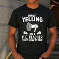 PE Teacher Art For Men Women Gym Teacher Physical Education Men's Casual T-Shirt Dark Grey
