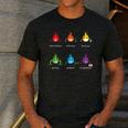 Periodic Elements Chemistry Lovers Science Teacher Men's Casual T-Shirt Dark Grey