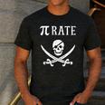 Pi Day Pi Rate Pirate For Teachers Men's Casual T-Shirt Dark Grey Pi Day Pi Rate Pirate For Teachers Men's Casual T-Shirt Dark Grey