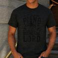 Piano Teacher Pianist Men's Casual T-Shirt Dark Grey