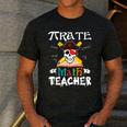 Pirate Math Teacher Skull Pirate Halloween Costume Men's Casual T-Shirt Dark Grey Pirate Math Teacher Skull Pirate Halloween Costume Men's Casual T-Shirt Dark Grey
