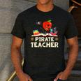 Pirate Teacher Men Women Kids Men's Casual T-Shirt Dark Grey Pirate Teacher Men Women Kids Men's Casual T-Shirt Dark Grey