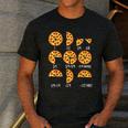 Pizza Slice Fraction Math Teacher Back To School Educational Men's Casual T-Shirt Dark Grey