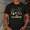 Play Is Learning Design T Designs For Teachers Preschool Men's Casual T-Shirt Dark Grey Play Is Learning Design T Designs For Teachers Preschool Men's Casual T-Shirt Dark Grey