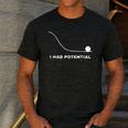 I Had Potential Physics Science Physics Teachers Students Men's Casual T-Shirt Dark Grey