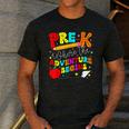 Pre-k Where The Adventure Begins First Day Of Prek Teacher Men's Casual T-Shirt Dark Grey Pre-k Where The Adventure Begins First Day Of Prek Teacher Men's Casual T-Shirt Dark Grey