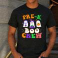 Pre-K Boo Crew Cute Ghost Halloween Costume Teacher Student For Men Women Kids Men's Casual T-Shirt Dark Grey