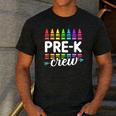 Pre-K Crew Teacher Team Squad Hello Back School Graduation Men's Casual T-Shirt Dark Grey Pre-K Crew Teacher Team Squad Hello Back School Graduation Men's Casual T-Shirt Dark Grey