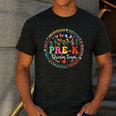 Pre-K Dream Team Back To School Teacher Flower Men's Casual T-Shirt Dark Grey Pre-K Dream Team Back To School Teacher Flower Men's Casual T-Shirt Dark Grey