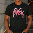 Preppy Pre k Back To School Pre-k Teachers Girls Cute Bow Men's Casual T-Shirt Dark Grey Preppy Pre k Back To School Pre-k Teachers Girls Cute Bow Men's Casual T-Shirt Dark Grey