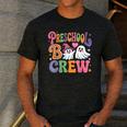 Preschool Boo Crew Preschool Teacher Student Halloween Men's Casual T-Shirt Dark Grey Preschool Boo Crew Preschool Teacher Student Halloween Men's Casual T-Shirt Dark Grey