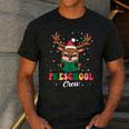 Preschool Crew Xmas Reindeer Teacher Student Christmas Men's Casual T-Shirt Dark Grey Preschool Crew Xmas Reindeer Teacher Student Christmas Men's Casual T-Shirt Dark Grey