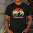 Preschool Panda Back To School Teacher Student Men's Casual T-Shirt Dark Grey