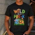 Preschool Teacher Kids Back To School Wild About Pre-K Men's Casual T-Shirt Dark Grey Preschool Teacher Kids Back To School Wild About Pre-K Men's Casual T-Shirt Dark Grey
