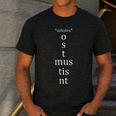 Present Active Conjugation Latin Teacher Latin Language Men's Casual T-Shirt Dark Grey