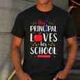 This Principal Loves Her School Teacher Appreciation Men's Casual T-Shirt Dark Grey This Principal Loves Her School Teacher Appreciation Men's Casual T-Shirt Dark Grey
