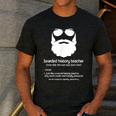 Professor Ancient Teaching Education Bearded History Teacher Men's Casual T-Shirt Dark Grey
