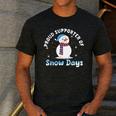 Proud Supporter Of Snow Days Teacher Men's Casual T-Shirt Dark Grey Proud Supporter Of Snow Days Teacher Men's Casual T-Shirt Dark Grey