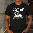 Prove It Text Evidences Reading Teacher First Day Of School Men's Casual T-Shirt Dark Grey