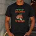Psychology Teachers Love Brains Halloween For Psychologists Men Women Men's Casual T-Shirt Dark Grey Psychology Teachers Love Brains Halloween For Psychologists Men Women Men's Casual T-Shirt Dark Grey
