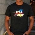 PTA Crew Back To School Volunteer Board Mom Parent Teacher Men's Casual T-Shirt Dark Grey