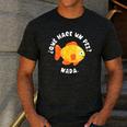 Que Hace Un Pez Nada Spanish Teacher Bilingual Teacher Dual Men's Casual T-Shirt Dark Grey