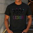 Queen Of My Classroom Colorful Teacher For Men Women Men's Casual T-Shirt Dark Grey Queen Of My Classroom Colorful Teacher For Men Women Men's Casual T-Shirt Dark Grey
