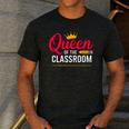 Queen Of The Classroom Teacher Men's Casual T-Shirt Dark Grey Queen Of The Classroom Teacher Men's Casual T-Shirt Dark Grey