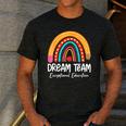 Rainbow Pencil Dream Exceptional Education Team SPED Teacher Men's Casual T-Shirt Dark Grey Rainbow Pencil Dream Exceptional Education Team SPED Teacher Men's Casual T-Shirt Dark Grey