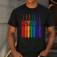 Rainbow Roygbiv Kids Artist Costume Art Teacher Men's Casual T-Shirt Dark Grey Rainbow Roygbiv Kids Artist Costume Art Teacher Men's Casual T-Shirt Dark Grey
