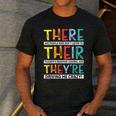 There Their They’Re Grammar Joke For English Teacher Student Men's Casual T-Shirt Dark Grey There Their They’Re Grammar Joke For English Teacher Student Men's Casual T-Shirt Dark Grey