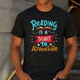 Reading Adventure Library Student Teacher Book Men's Casual T-Shirt Dark Grey Reading Adventure Library Student Teacher Book Men's Casual T-Shirt Dark Grey