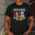 I Rescue Books Trapped In The Bookstore Book Teacher For Men Women Men's Casual T-Shirt Dark Grey