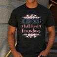 Retired Teacher Full Time Grandma Teaching Retirement Men's Casual T-Shirt Dark Grey Retired Teacher Full Time Grandma Teaching Retirement Men's Casual T-Shirt Dark Grey