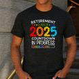 Retirement Class Of 2025 Teacher Countdown Loading Teacher Men's Casual T-Shirt Dark Grey