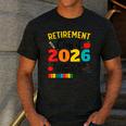 Retirement Class Of 2026 Countdown In Progress Teacher Men's Casual T-Shirt Dark Grey