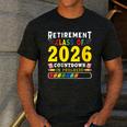 Retirement Primary Elementary Teacher 2026 Retiring Progress Men's Casual T-Shirt Dark Grey Retirement Primary Elementary Teacher 2026 Retiring Progress Men's Casual T-Shirt Dark Grey