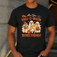 Retro Are You Fall O Ween Directions Ghost Teacher Spooky Men's Casual T-Shirt Dark Grey Retro Are You Fall O Ween Directions Ghost Teacher Spooky Men's Casual T-Shirt Dark Grey