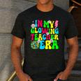 Retro Groovy In My Glowing Teacher Era Happy Teacher's Day Men's Casual T-Shirt Dark Grey Retro Groovy In My Glowing Teacher Era Happy Teacher's Day Men's Casual T-Shirt Dark Grey