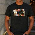 Retro Grovvy Coffee Teach Repeat Teacher Men's Casual T-Shirt Dark Grey Retro Grovvy Coffee Teach Repeat Teacher Men's Casual T-Shirt Dark Grey