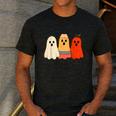 Retro Pencil Ghost Boo Spooky Teacher Halloween Costume Men's Casual T-Shirt Dark Grey Retro Pencil Ghost Boo Spooky Teacher Halloween Costume Men's Casual T-Shirt Dark Grey