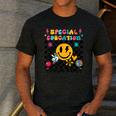 Retro Special Education Squad Groovy Dream Team Teacher Men's Casual T-Shirt Dark Grey Retro Special Education Squad Groovy Dream Team Teacher Men's Casual T-Shirt Dark Grey