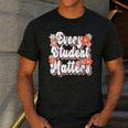Retro Vintage Every Student Matters Teacher Paraprofessional Men's Casual T-Shirt Dark Grey Retro Vintage Every Student Matters Teacher Paraprofessional Men's Casual T-Shirt Dark Grey